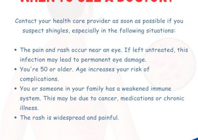 when to see doctor for shingles