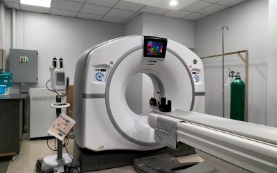 GE Revolution CT scanner at V.L Makabali Memorial Hospital