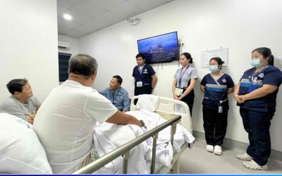 We had a warm and friendly conversation where we checked on the patient’s condition and shared updates.